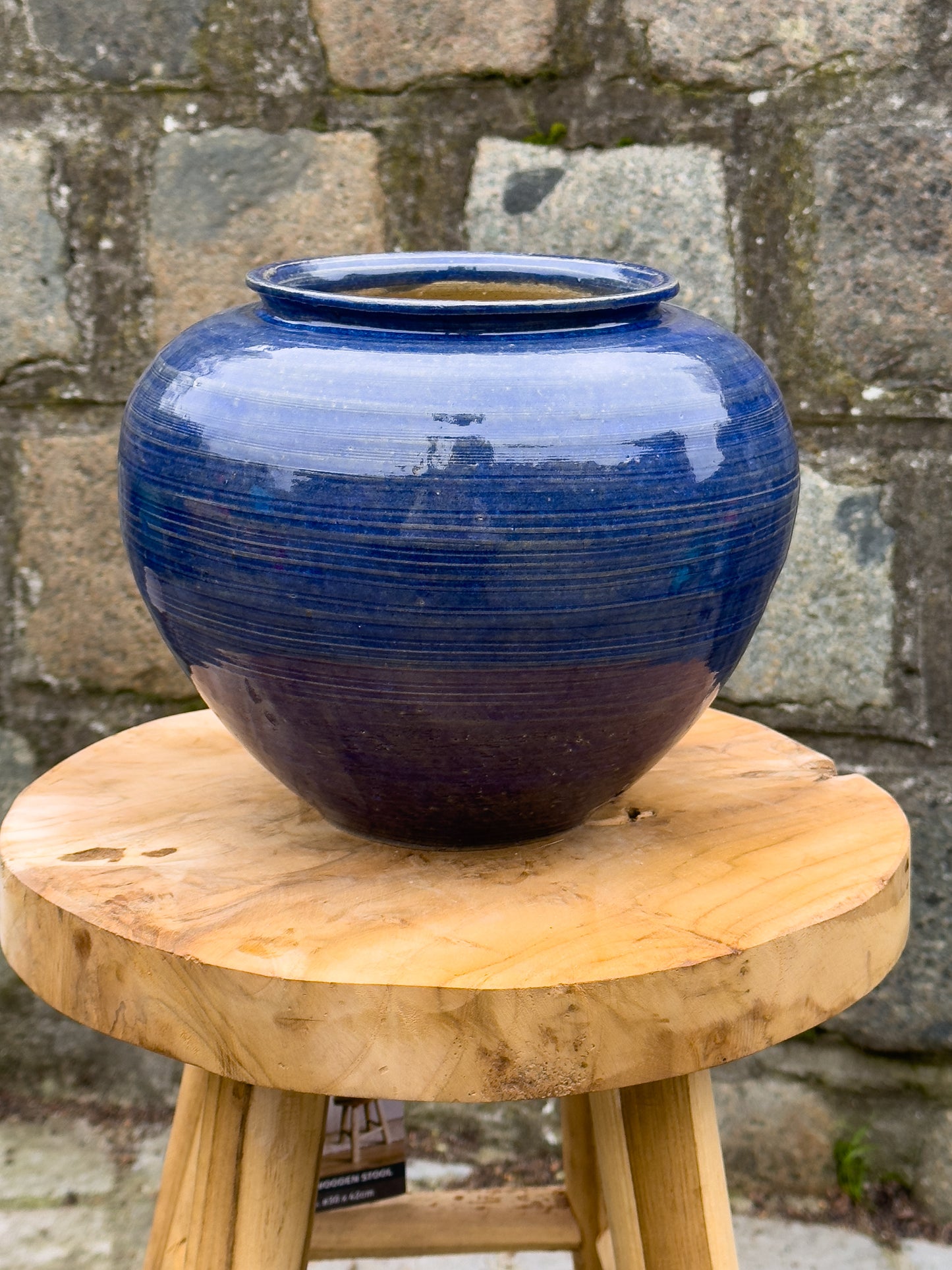 Vase blue - blauwe vaas