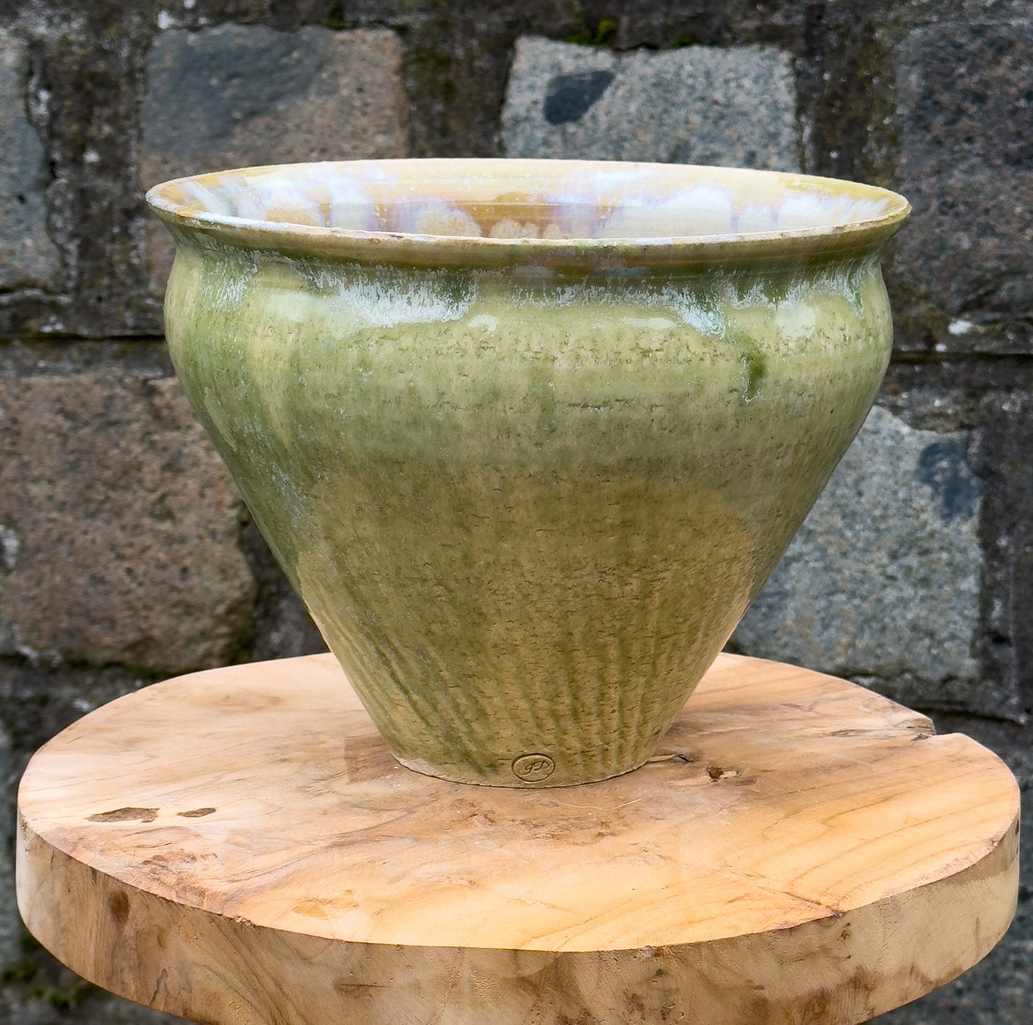 Vase green- groene vaas