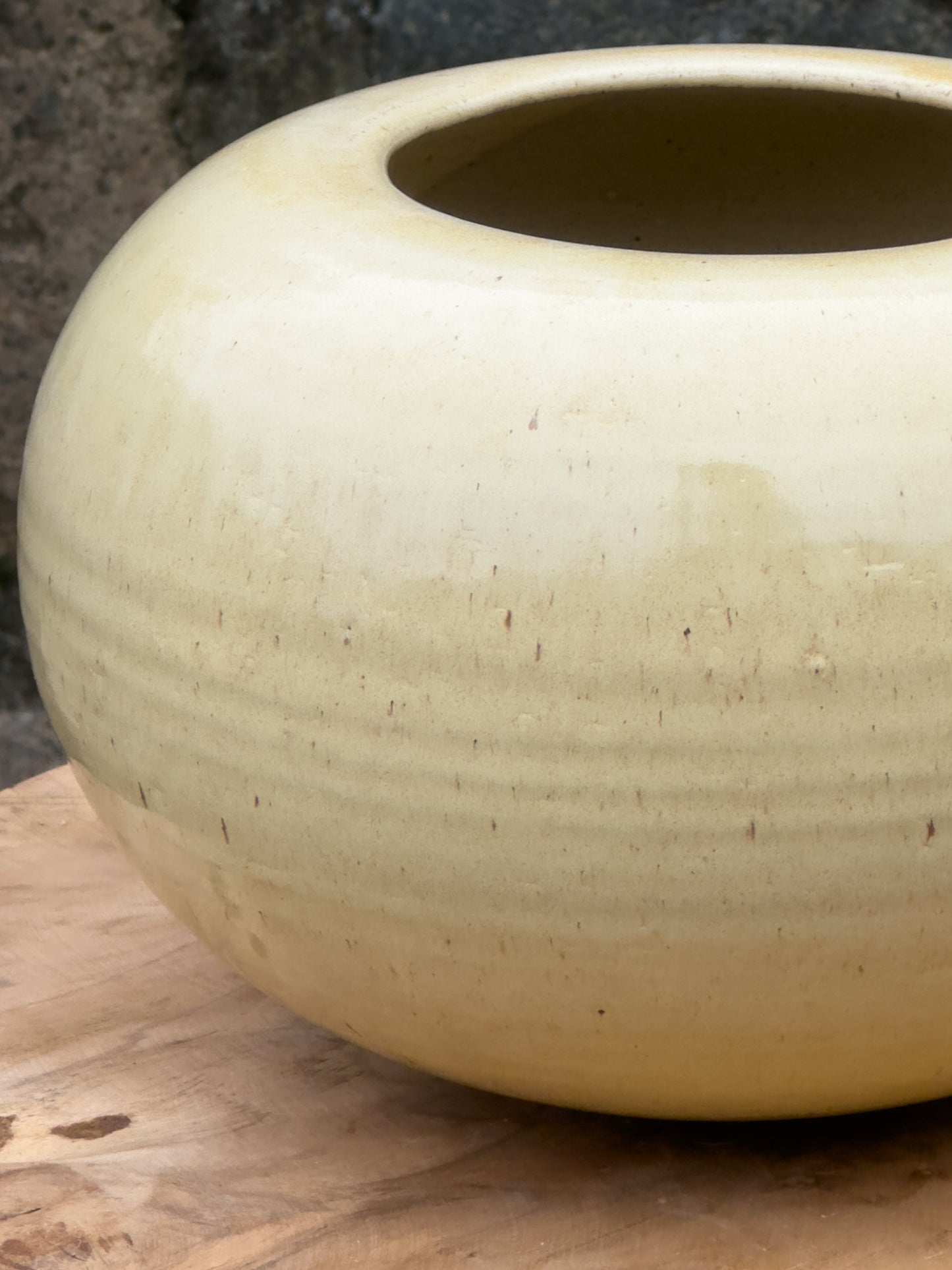 Vase yellow - gele vaas